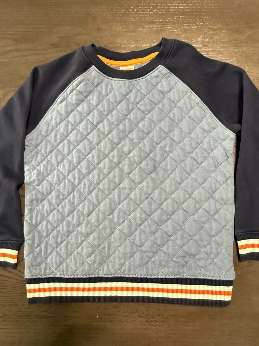 GYMBOREE Kids Boys quilted Sweatshirt Size S(5-6)